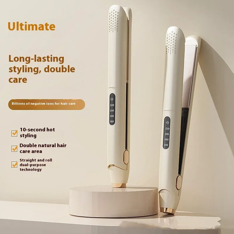 LCD screen hair straightener with ceramic plates in choice of three colours