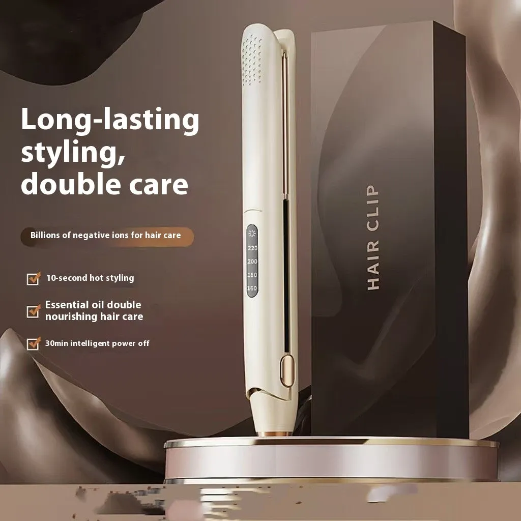 LCD screen hair straightener with ceramic plates in choice of three colours
