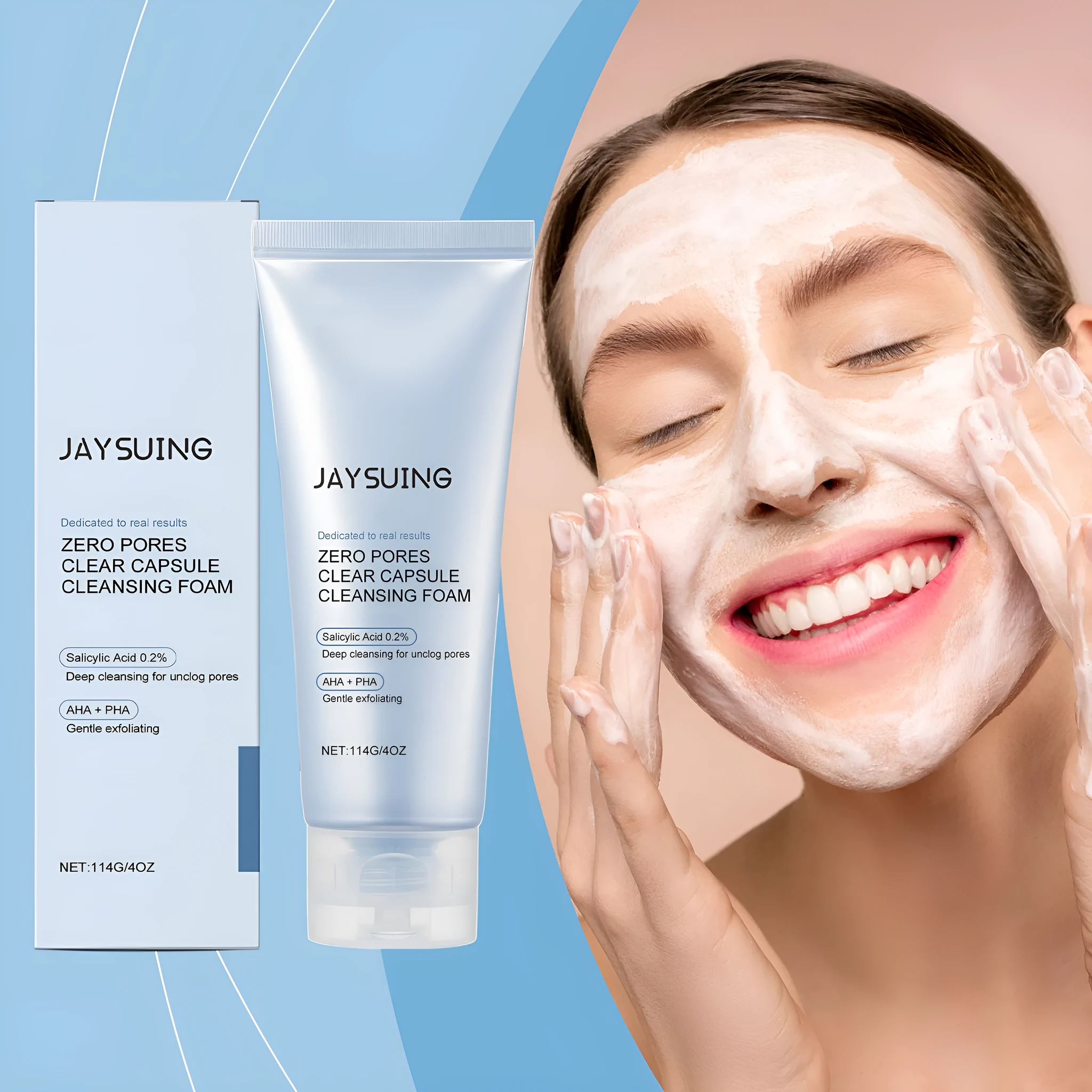 Salicylate facial cleanser 114g tube with gentle pore cleansing formula