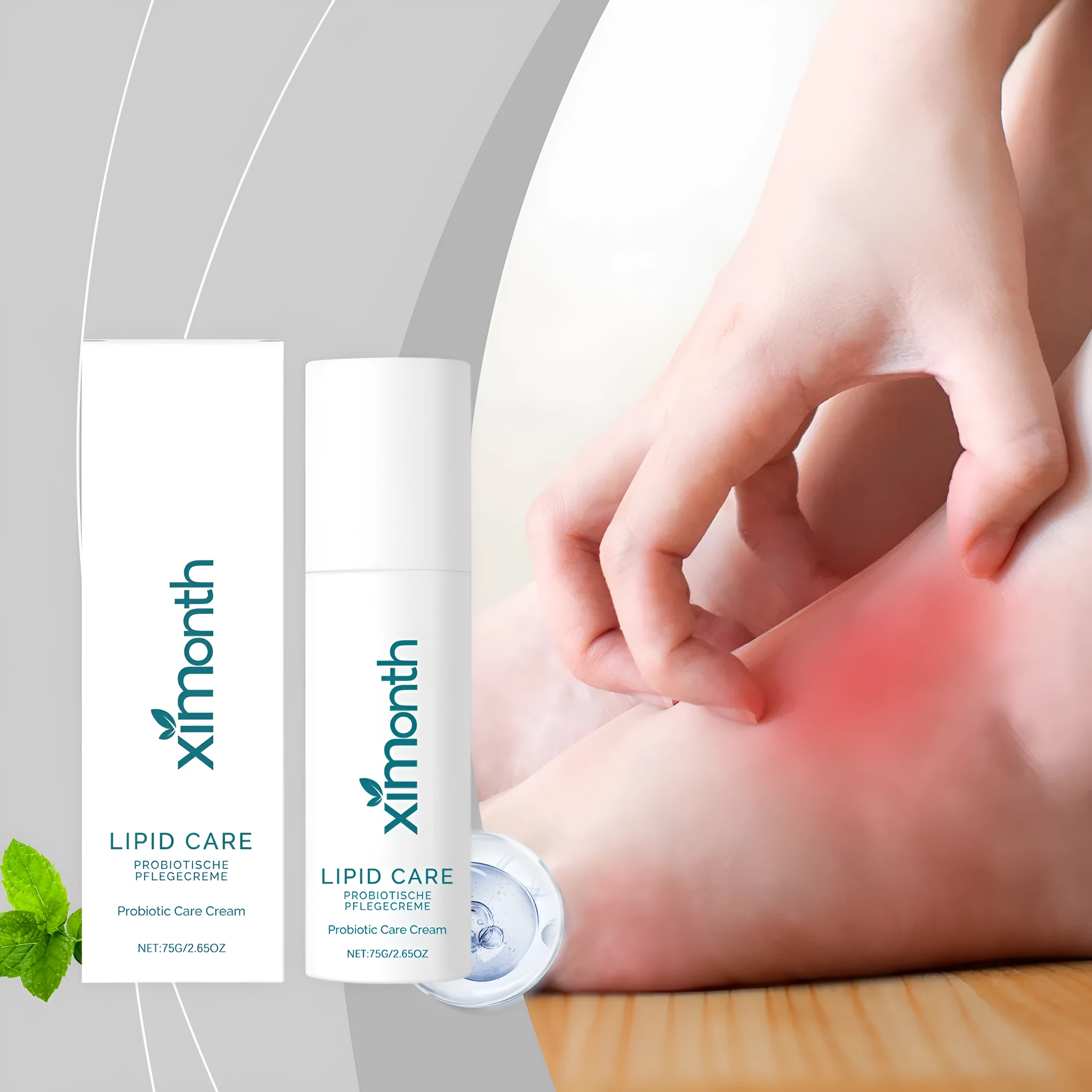 75g tube of skin neck repair cream with Bifidobacterium animal milk and mint leaf extracts