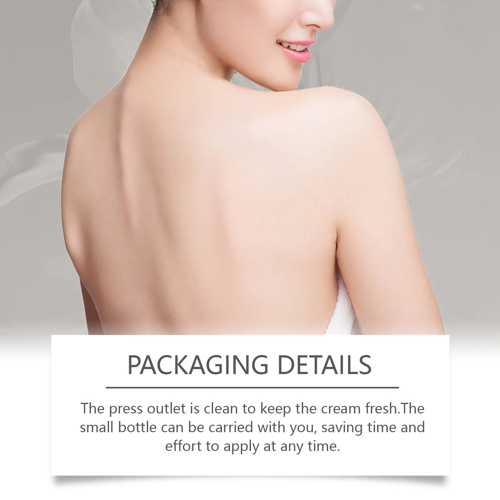 75g tube of skin neck repair cream with Bifidobacterium animal milk and mint leaf extracts