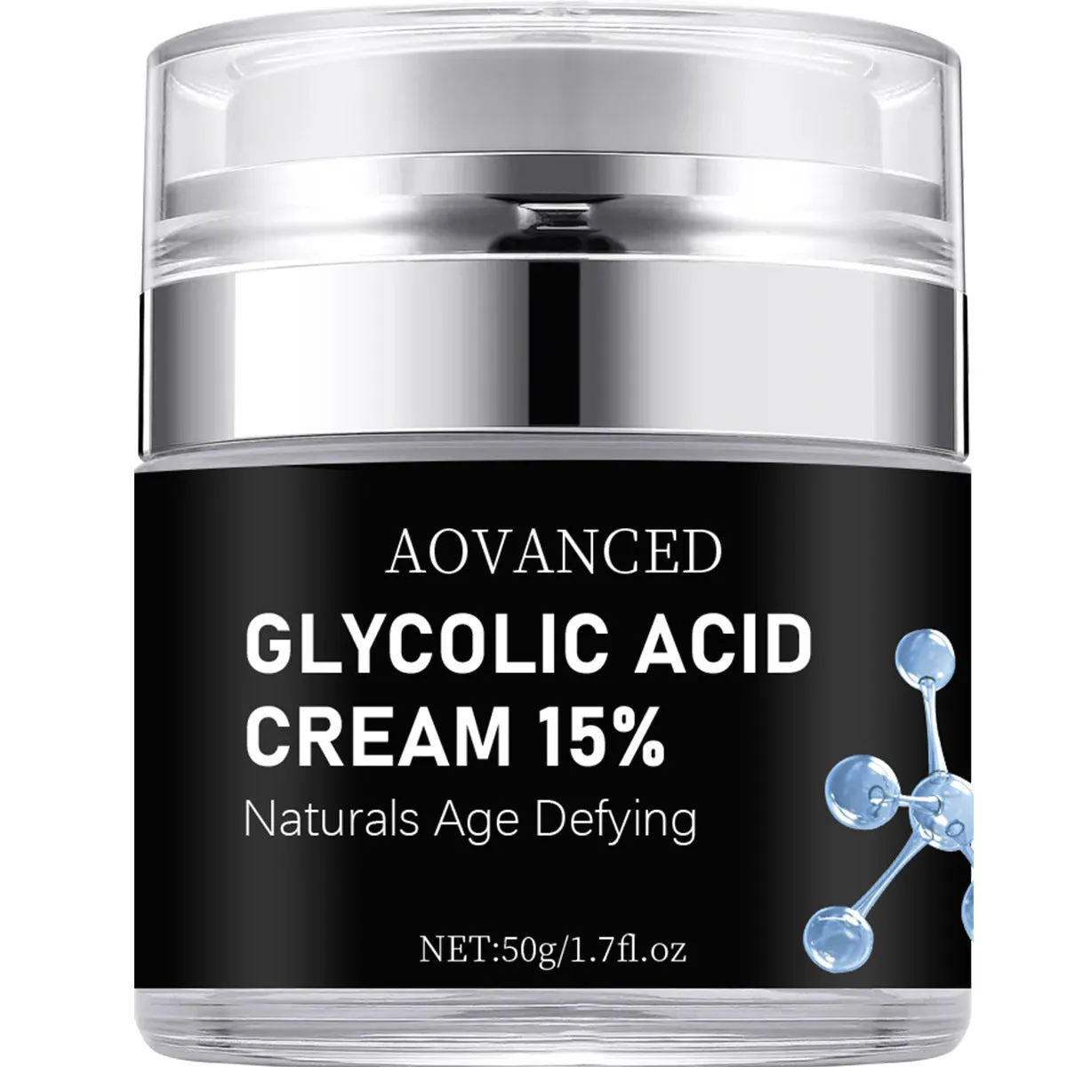 50g jar of salicylate exfoliating cream for facial nourishment and moisturising