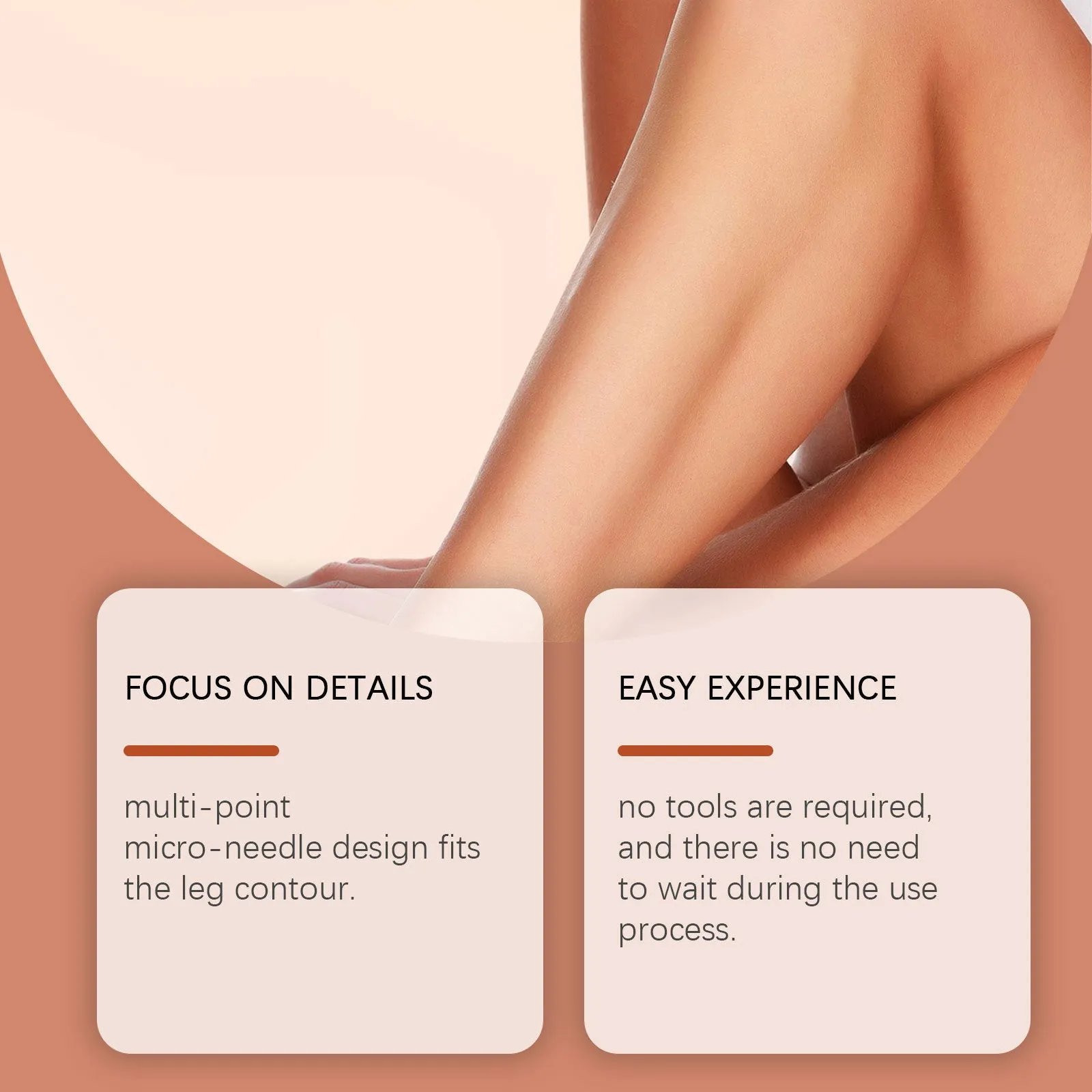 Laniska leg nursing adhesive bandage patches showing four individual mild ingredient patches for leg discomfort care