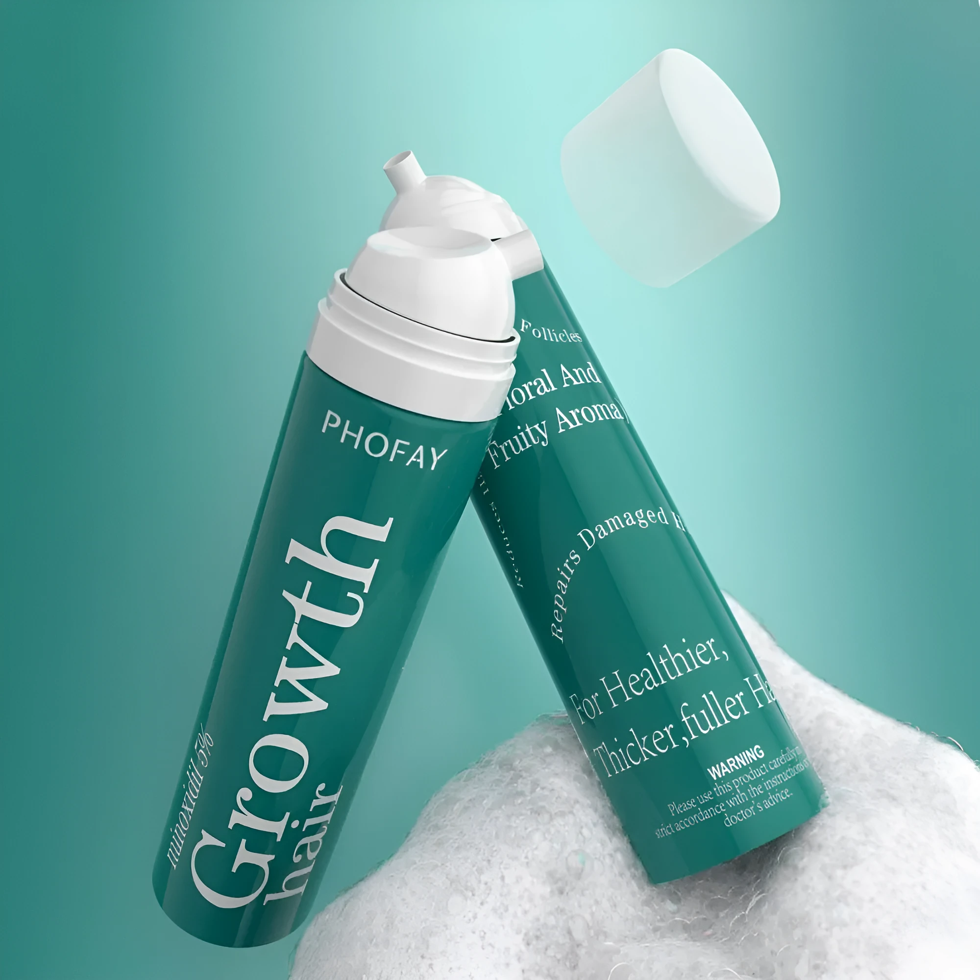 CH004 Minoxidil 5% anti-hair loss mousse foam canister for hair regrowth treatment