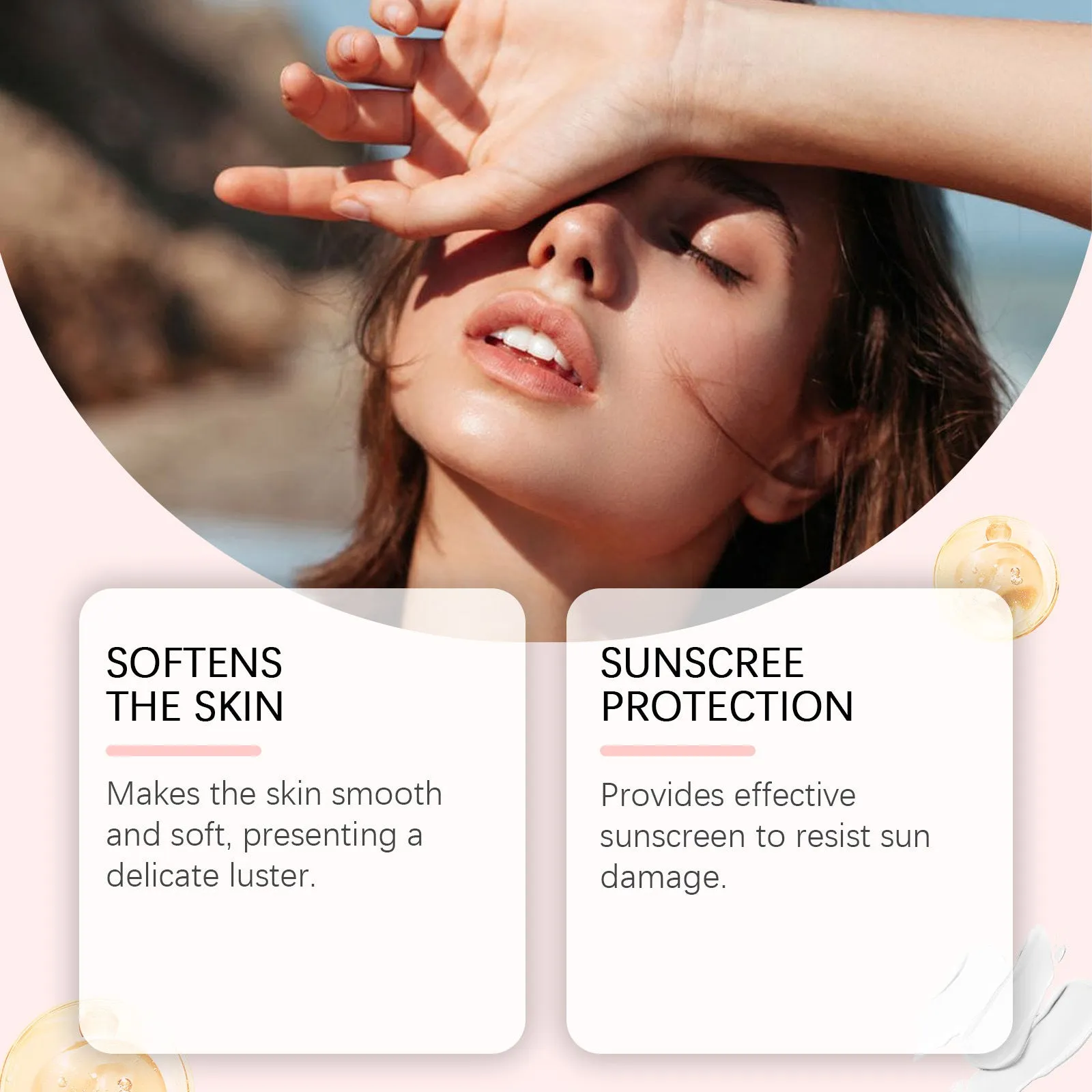 100ML bottle of sun protection body oil with coconut and avocado oils.