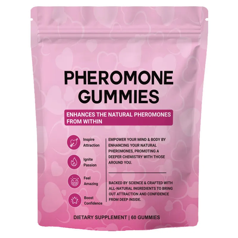 60 edible pheromone gummy tablets for pantry moth and fly control in household settings