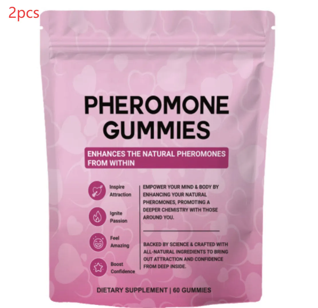 60 edible pheromone gummy tablets for pantry moth and fly control in household settings