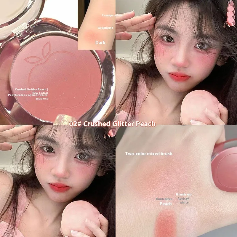 Bubble Gradient Blush compact open showing powder blush in a natural shade.