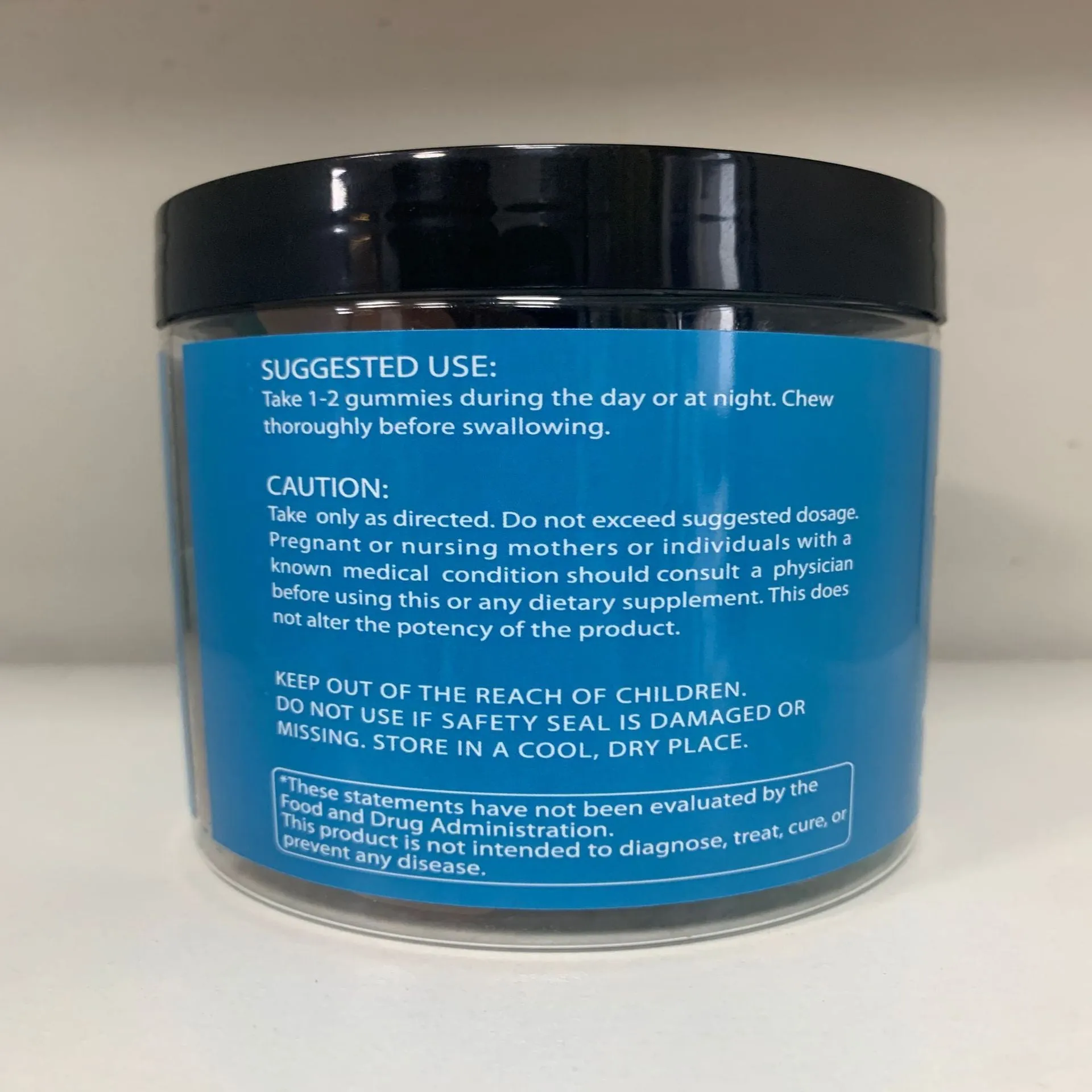 Bottle of raspberry flavoured creatine monohydrate gummy supplements containing 120 tablets