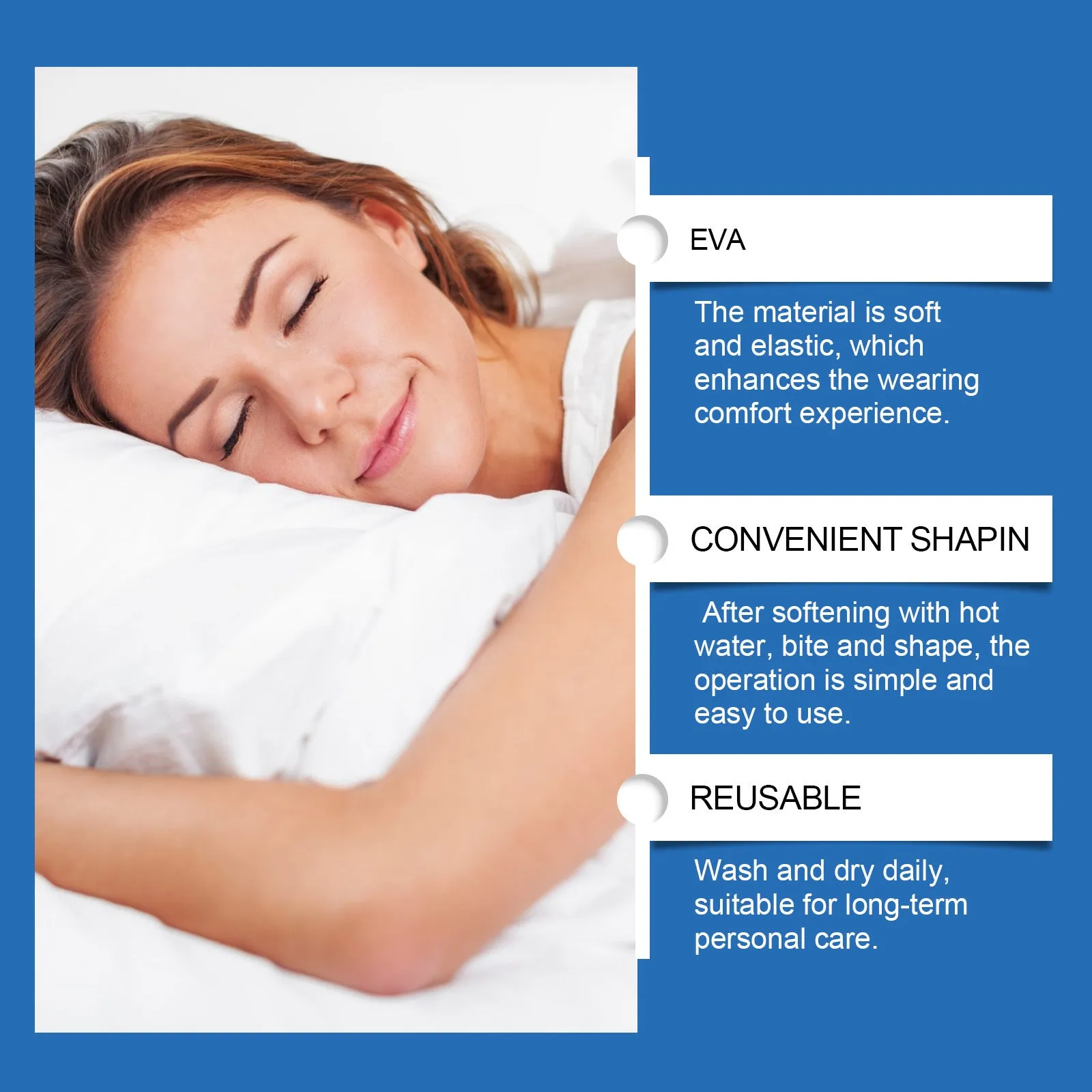 Anti-snoring nasal dilator device for gentle night-time breathing improvement