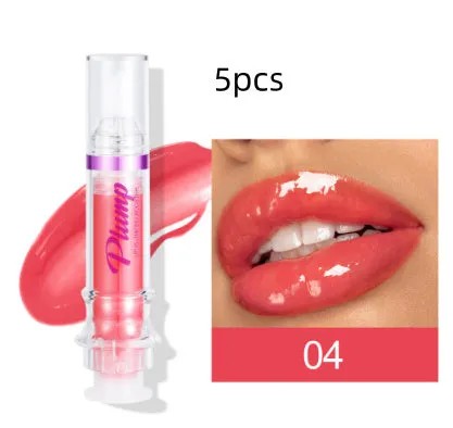 Tube of rich colour lipstick in a glossy finish, shown with shade options