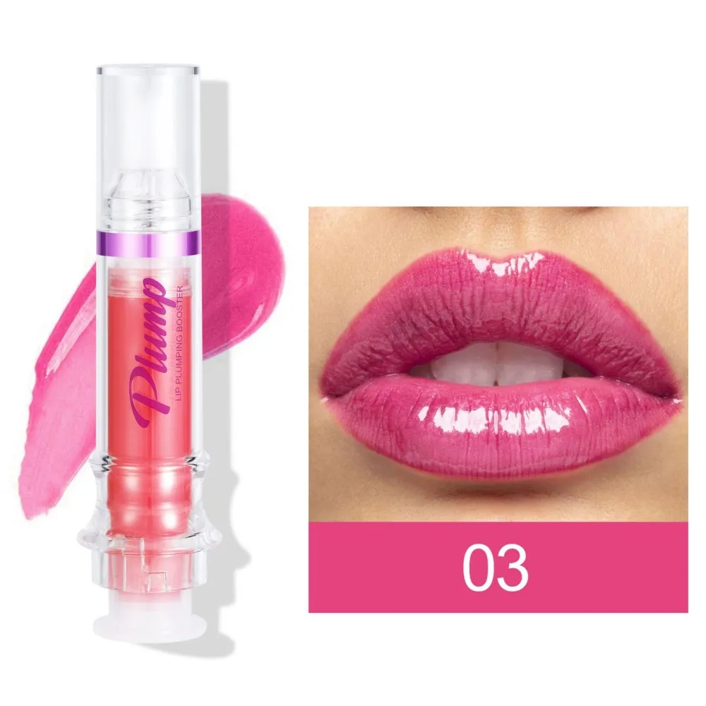 Tube of rich colour lipstick in a glossy finish, shown with shade options