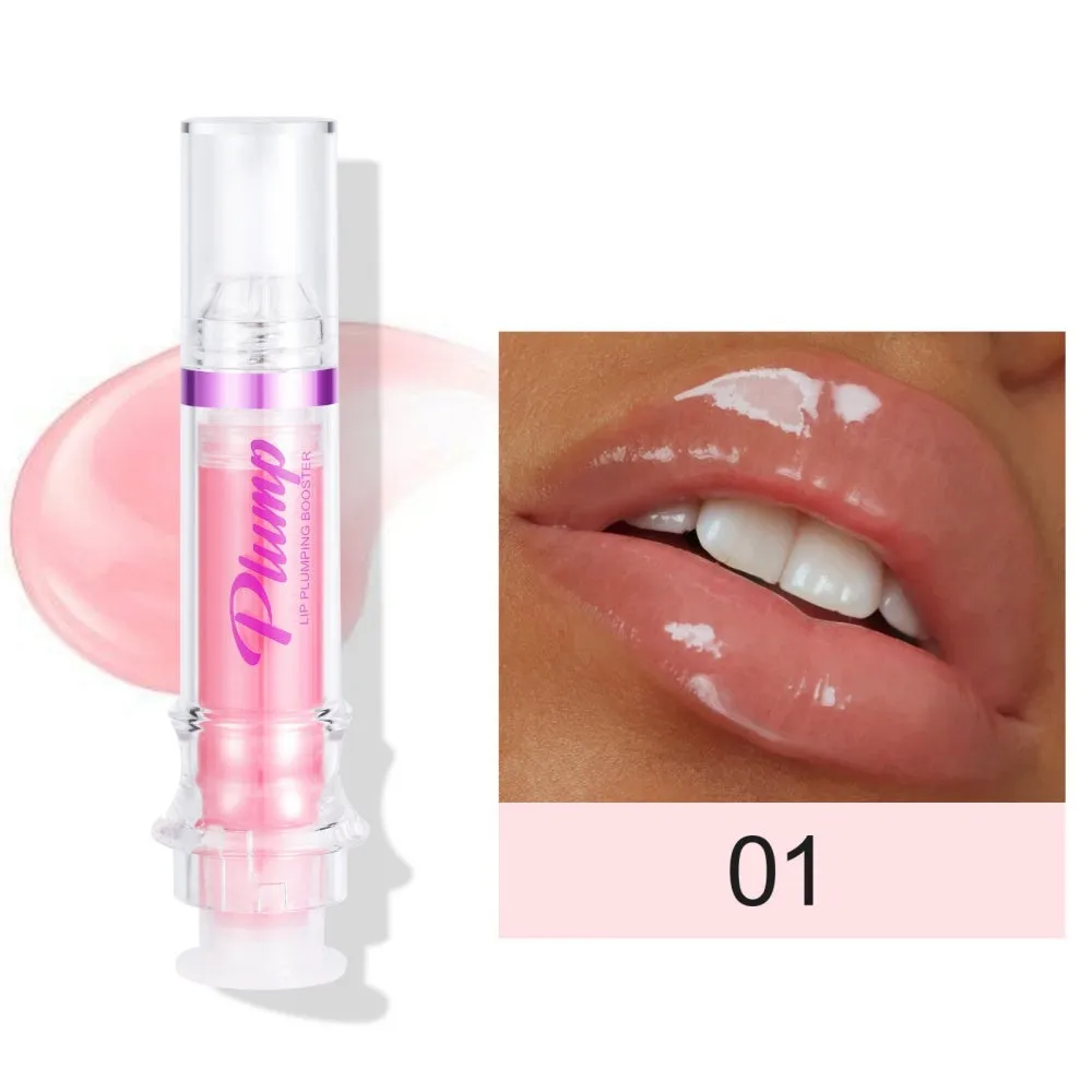 Tube of rich colour lipstick in a glossy finish, shown with shade options