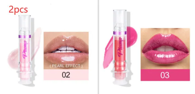 Tube of rich colour lipstick in a glossy finish, shown with shade options