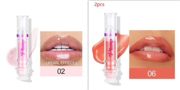 Tube of rich colour lipstick in a glossy finish, shown with shade options