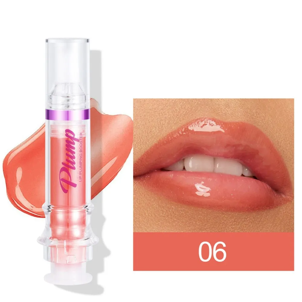 Tube of rich colour lipstick in a glossy finish, shown with shade options