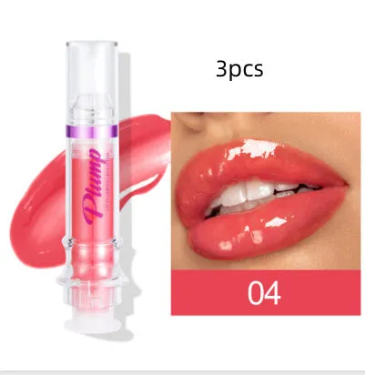 Tube of rich colour lipstick in a glossy finish, shown with shade options