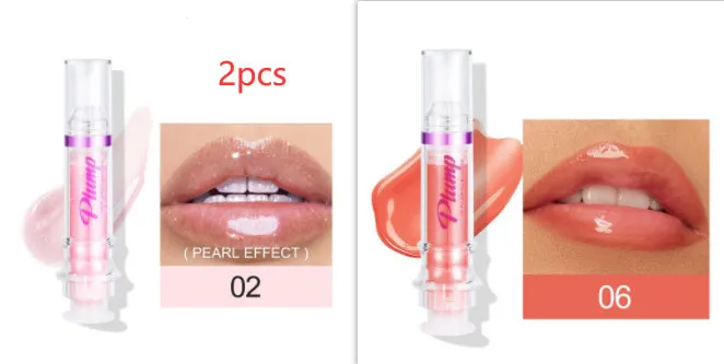 Tube of rich colour lipstick in a glossy finish, shown with shade options