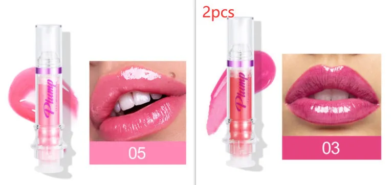 Tube of rich colour lipstick in a glossy finish, shown with shade options