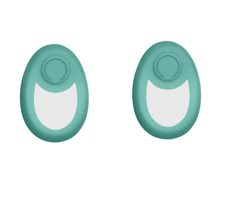 CJEER crystal hair removal device with nano-glass surface and metal finger ring in green colour