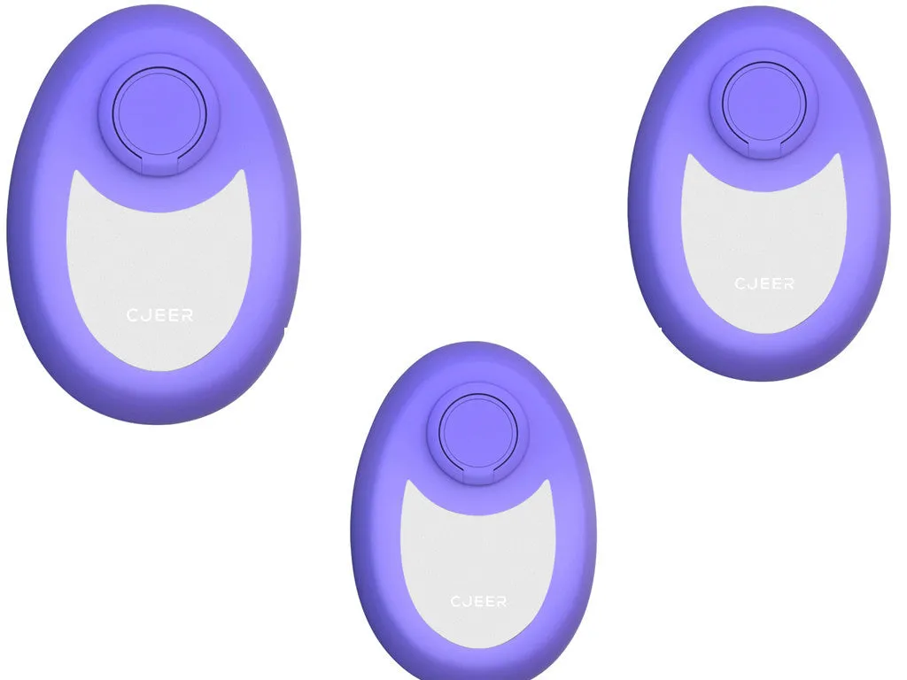 CJEER crystal hair removal device with nano-glass surface and metal finger ring in green colour