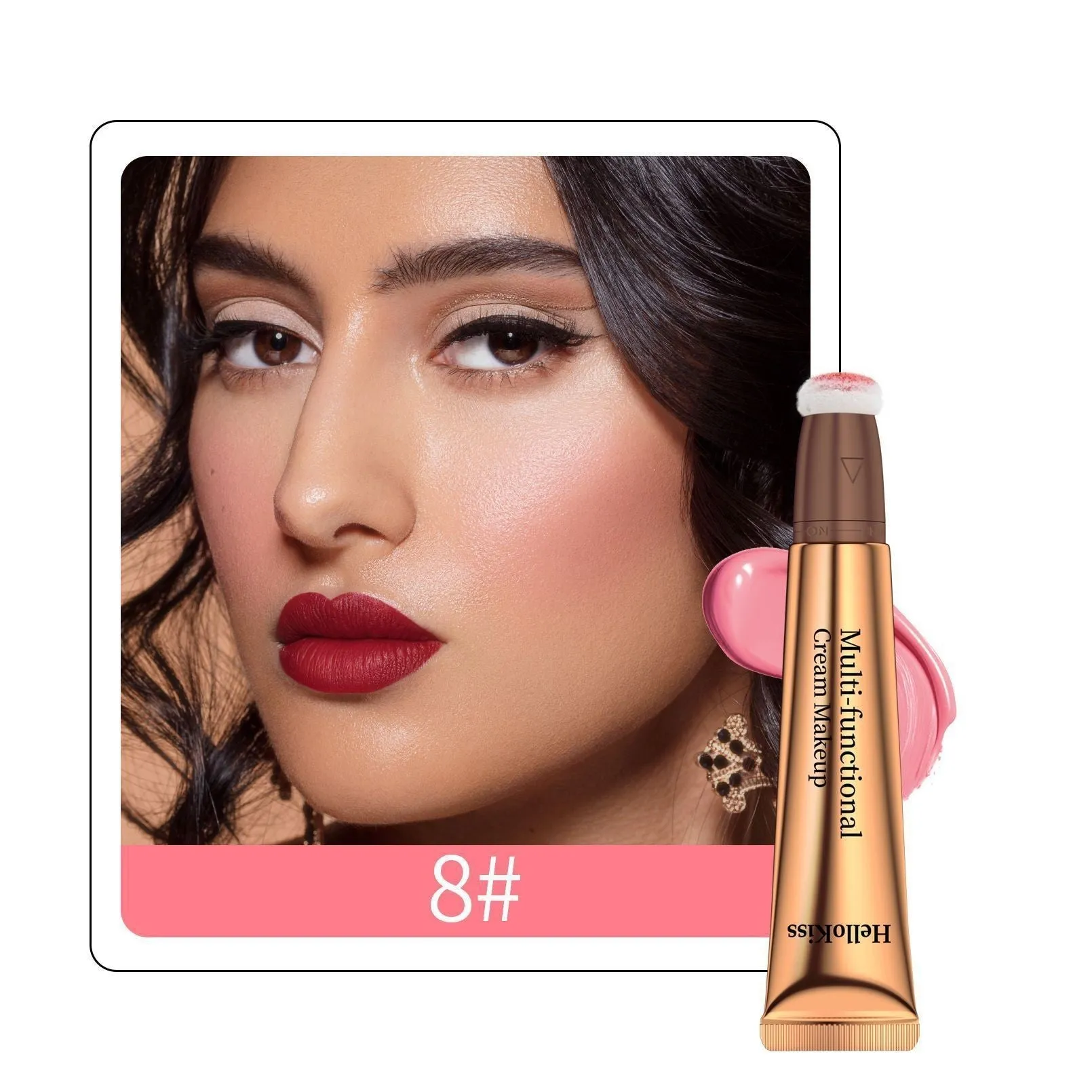 15ml liquid highlight and contour pen with sponge applicator head in multiple colour shades