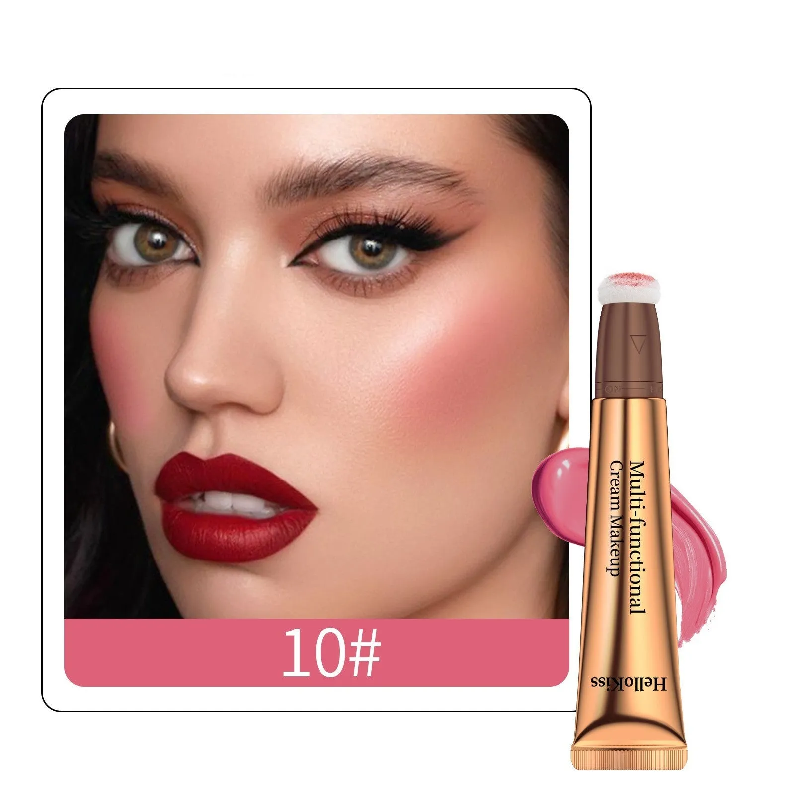 15ml liquid highlight and contour pen with sponge applicator head in multiple colour shades