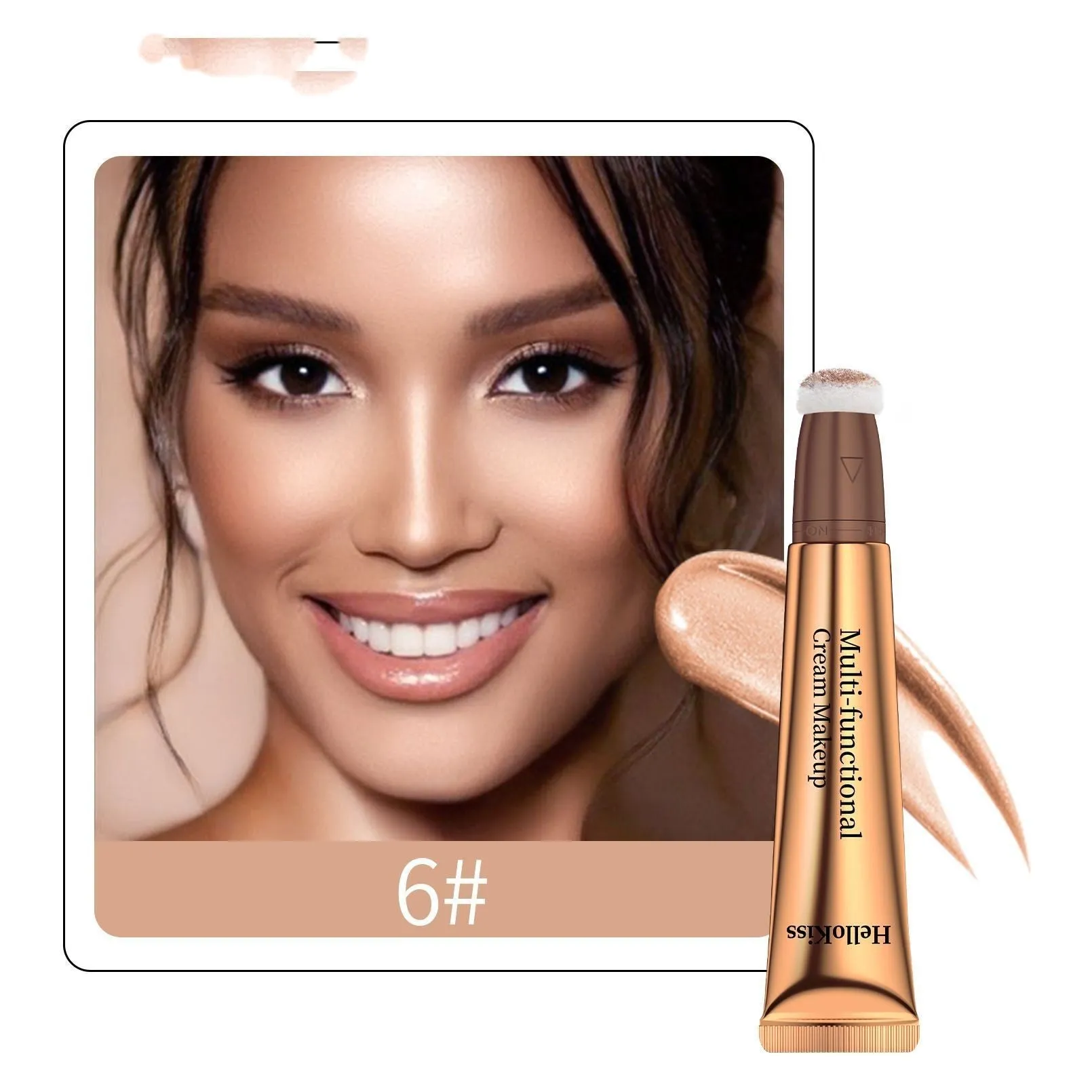 15ml liquid highlight and contour pen with sponge applicator head in multiple colour shades