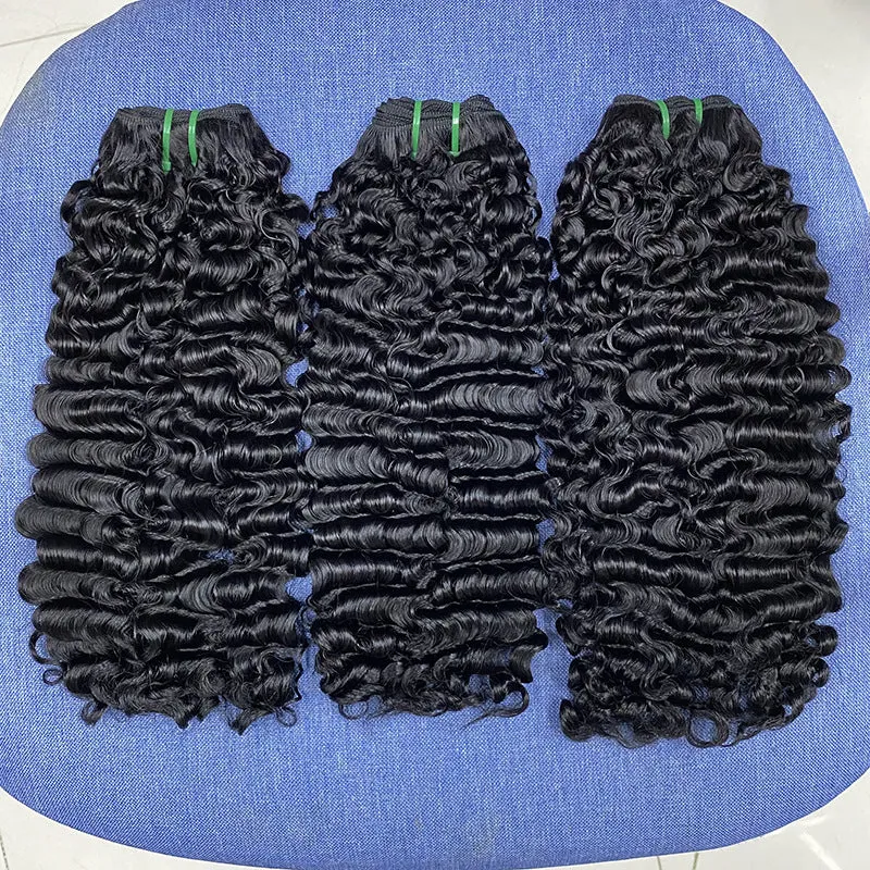 Front lace wig made from real human hair in pissy 06 colour with natural hairline