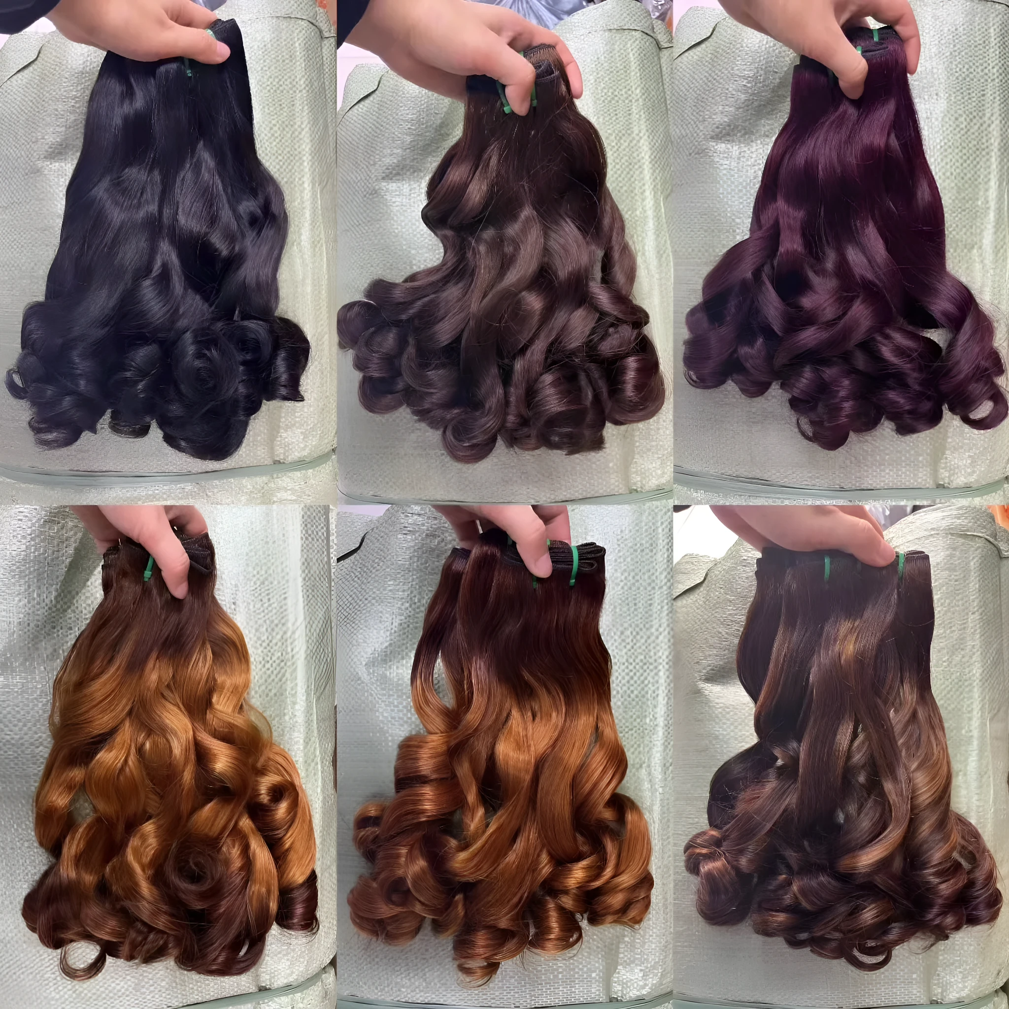 Front lace wig made from real human hair in pissy 06 colour with natural hairline