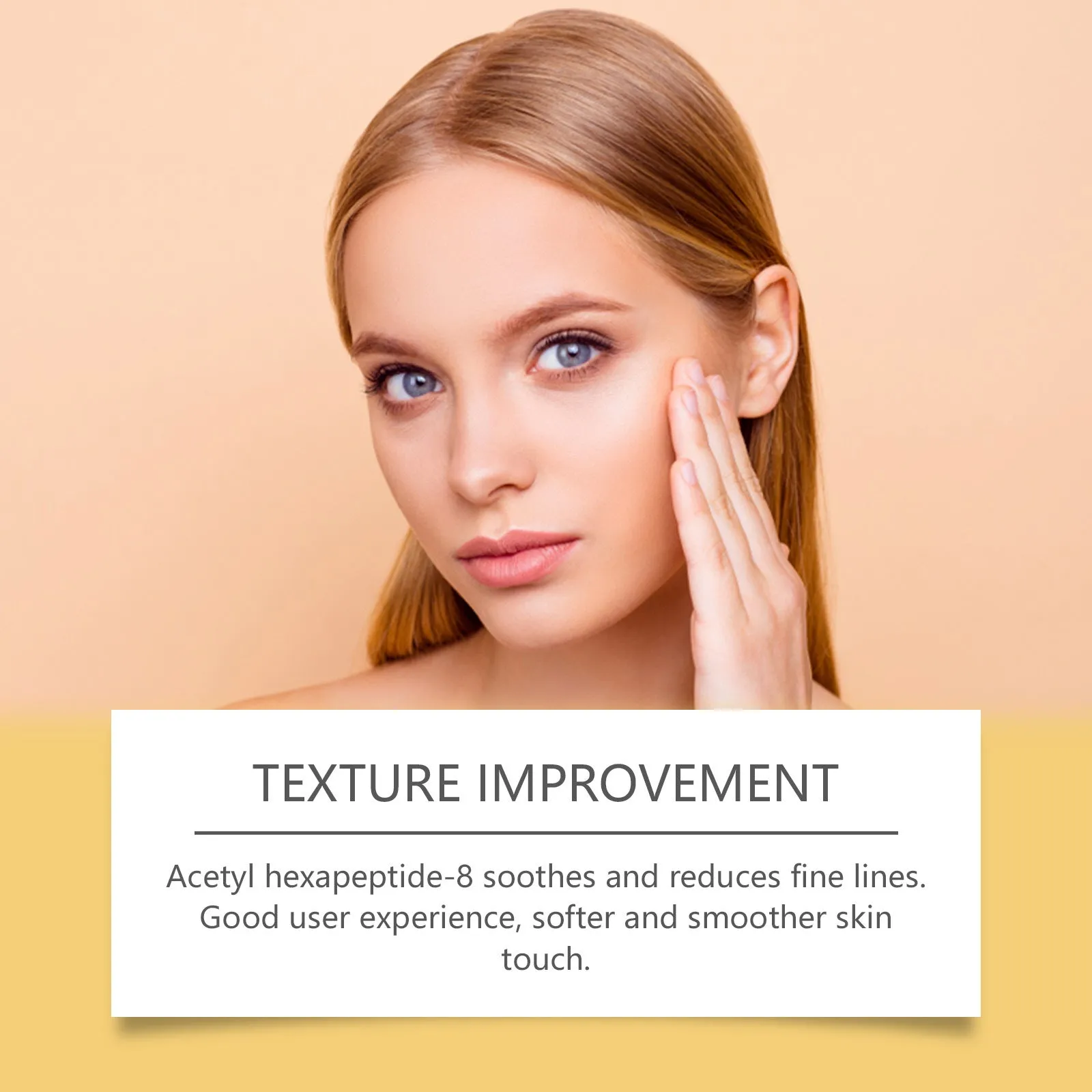 50g jar of neck cream with hyaluronic acid and collagen for skincare