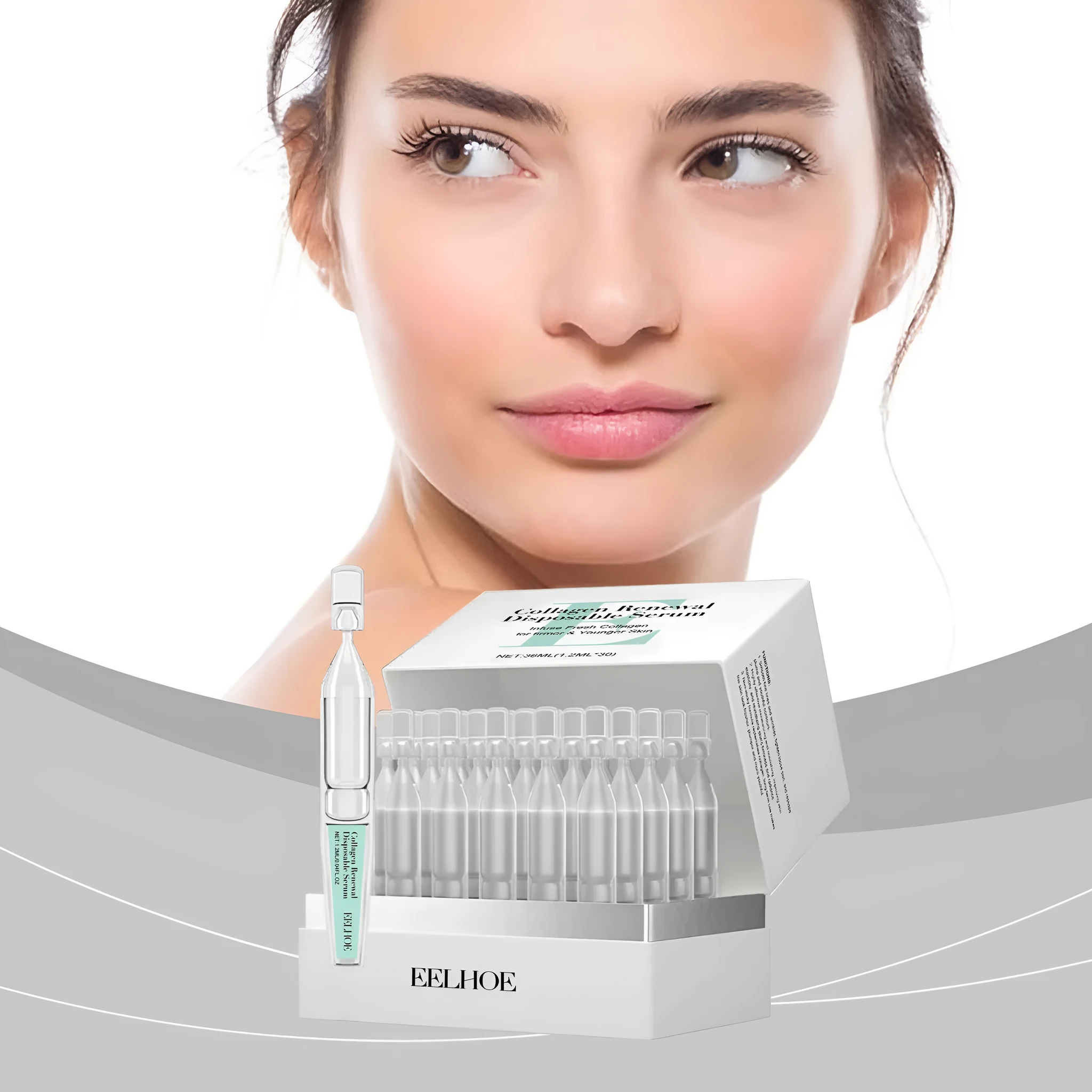 30 individual sachets of single-use moisturising skin care solution with precise 1.2ml dosing