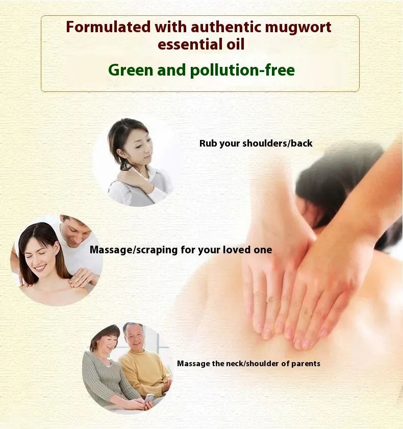 Stone moxibustion gua sha jar kit with moxa sticks, essential oil, and accessories
