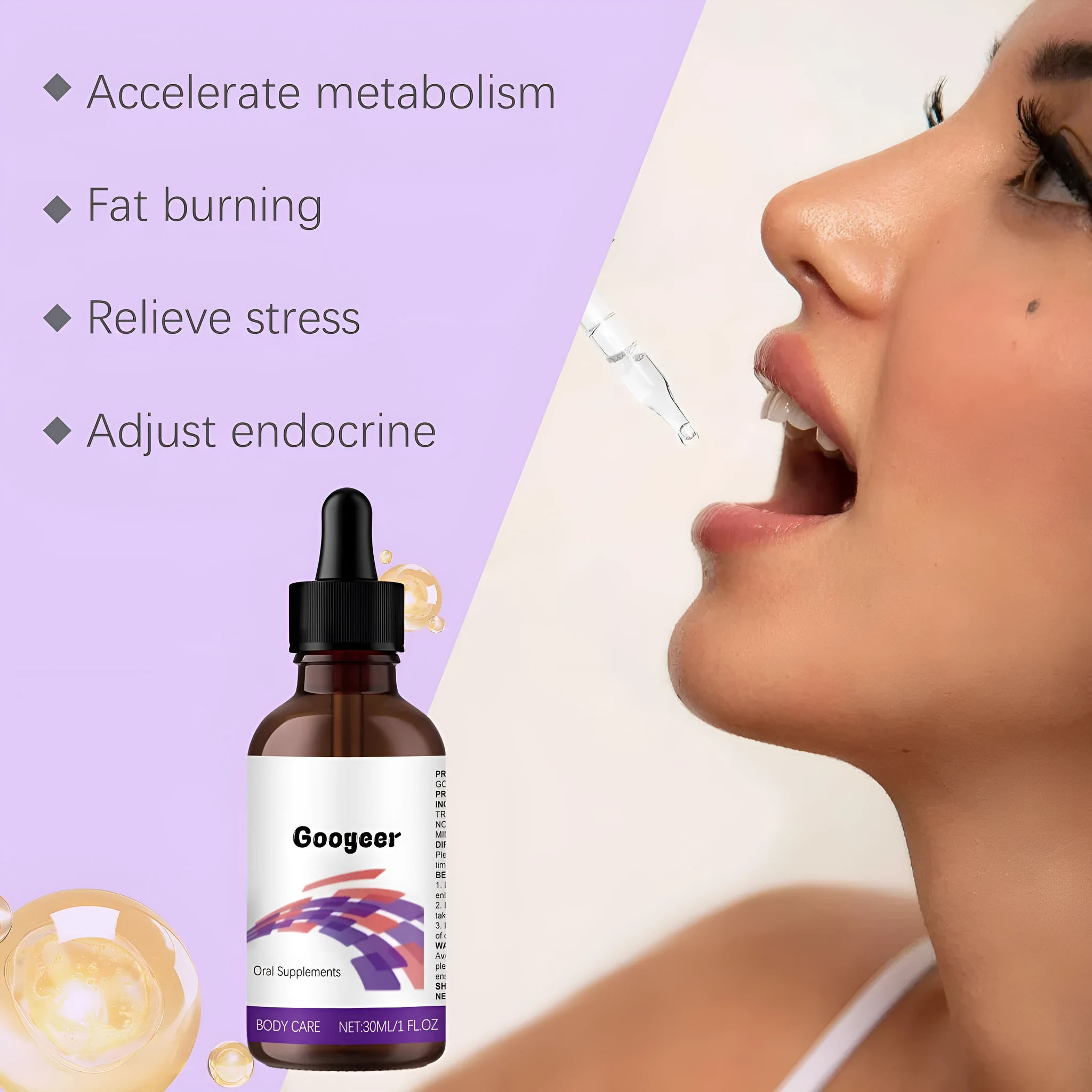 Googeer 30ml body treatment kit bottle for topical supplement application
