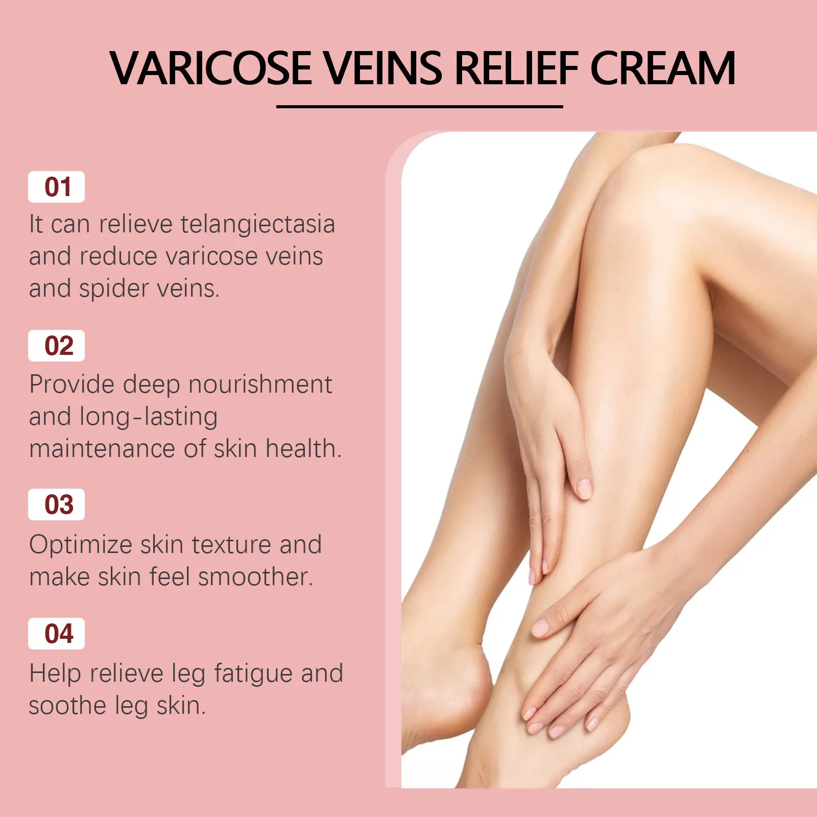 Two 80g tubes of leg moisturising cream for general skin types