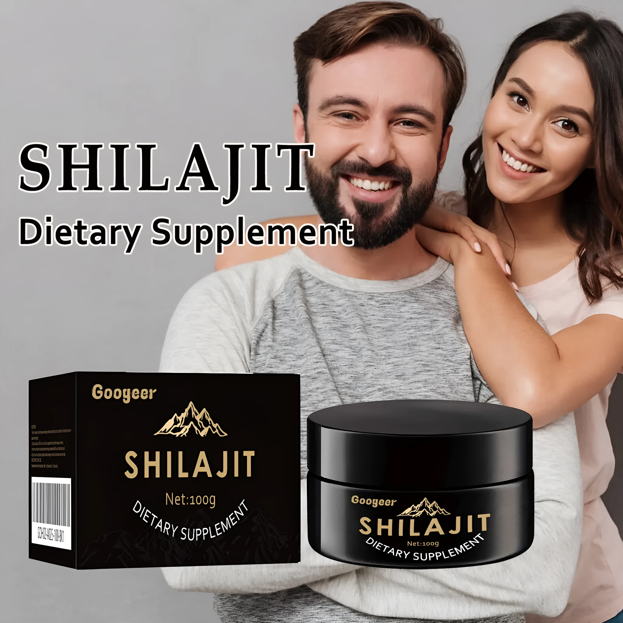 Googeer Shilajit 100g dietary supplement body care solution kit