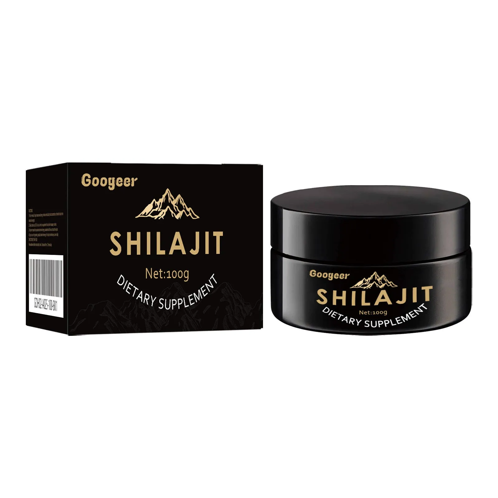 Googeer Shilajit 100g dietary supplement body care solution kit