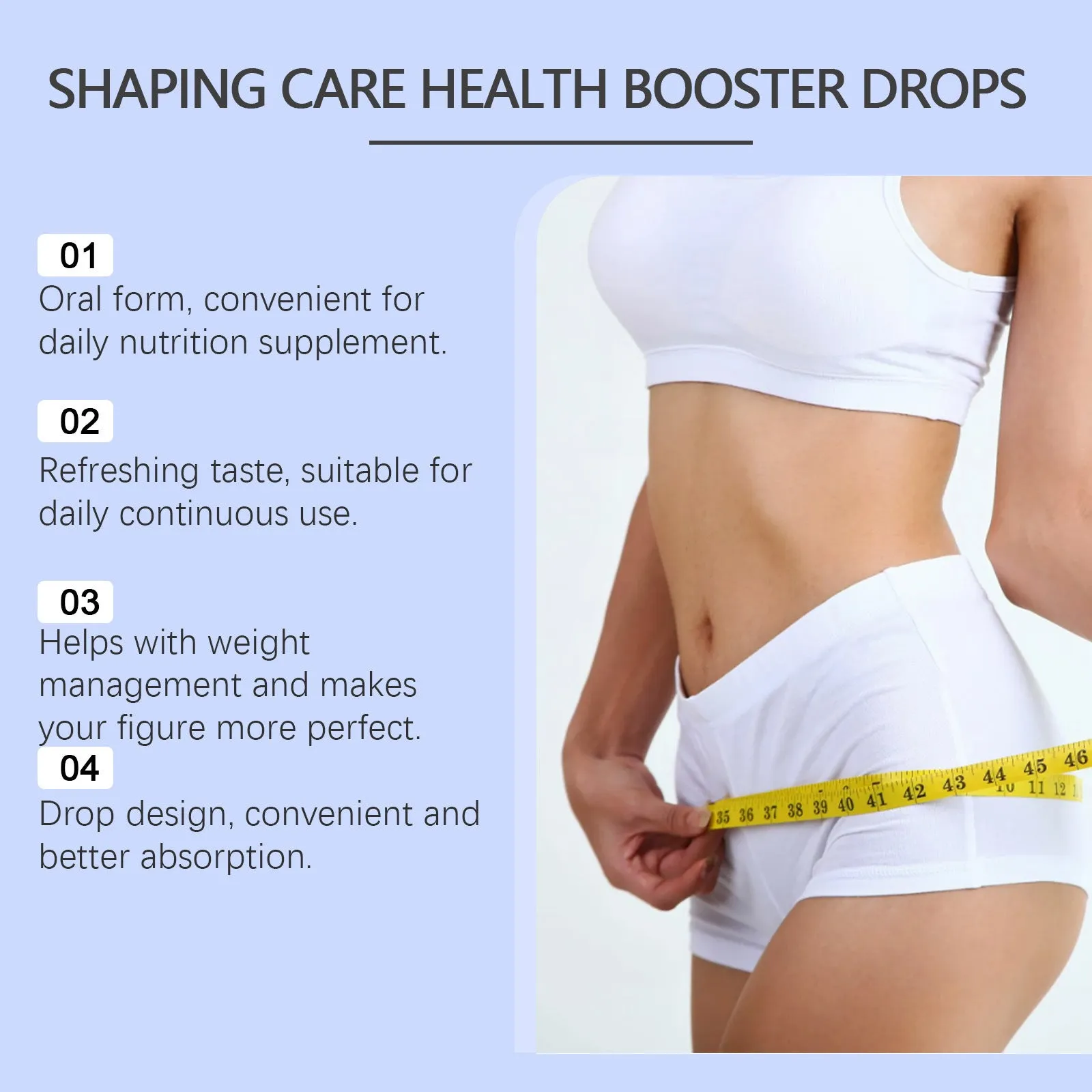59ml bottle of Nourishing Skin Elastic Body Care Drops with dropper applicator for body treatment