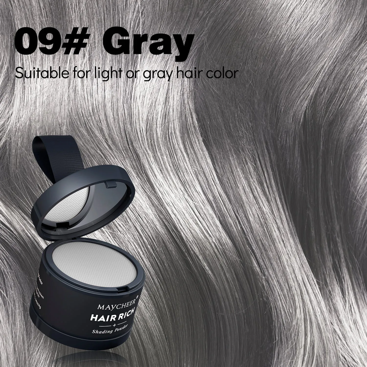 A plastic compact containing beige hairline sculpting contour powder for eyebrows.
