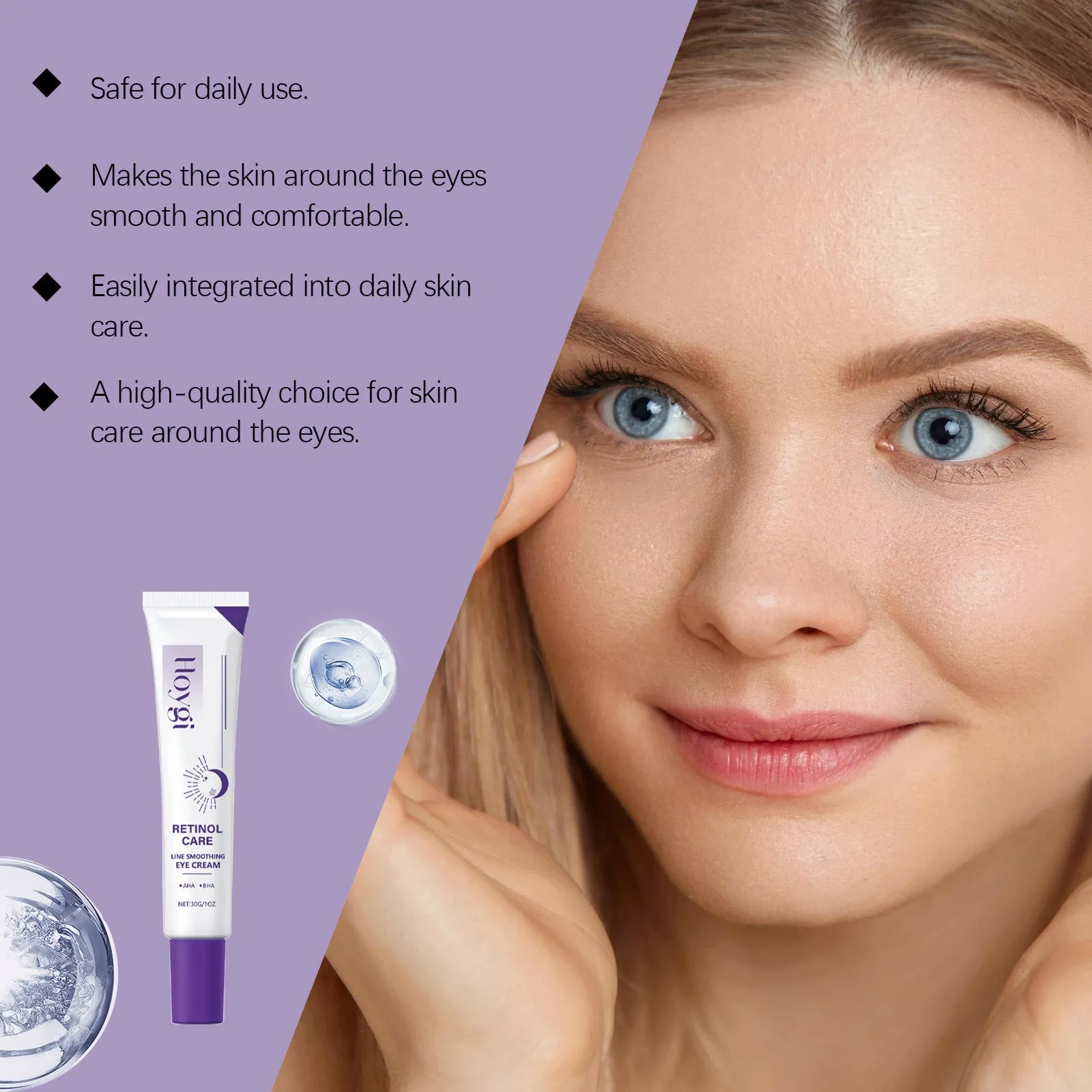 30g tube of gentle moisturising eye cream for skincare