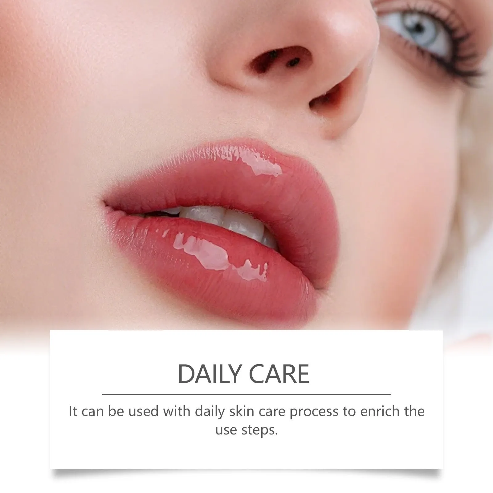 Silicone lip nursing adhesive bandage 8cm by 12cm for dry cracked lips care