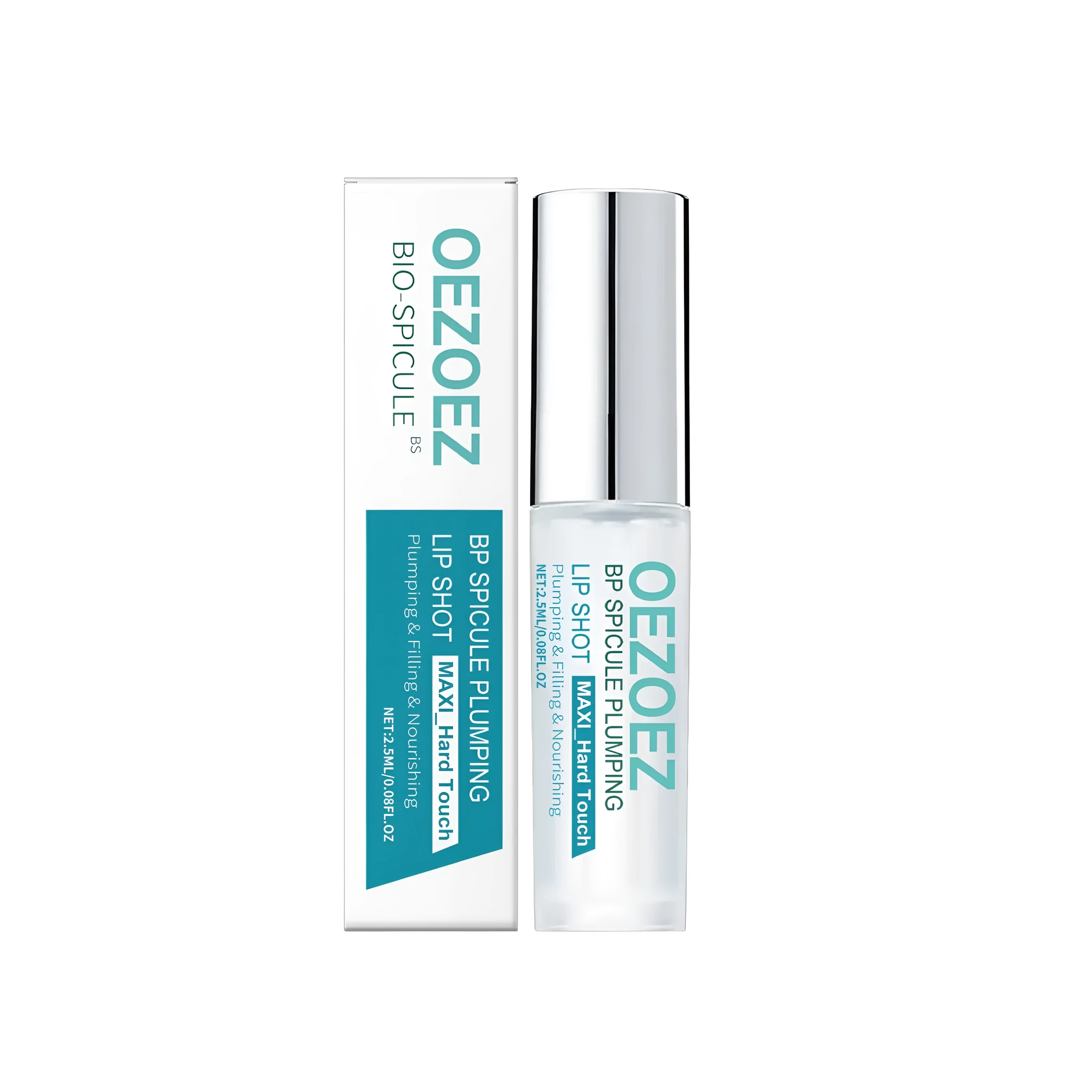 BP Spicule Plumping Lip Shot 2.5ml moisturising lip oil applicator for hydrated, plumped lips.