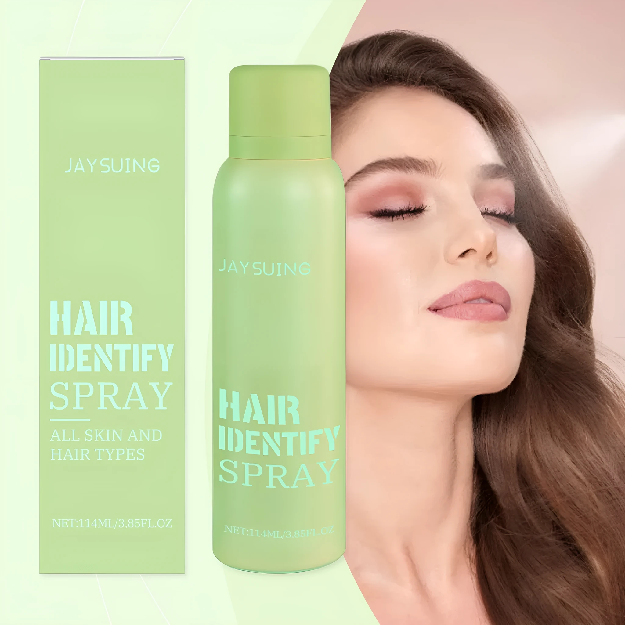 114ml bottle of Facial Hair Recognition Spray with botanical extracts for eyebrows.