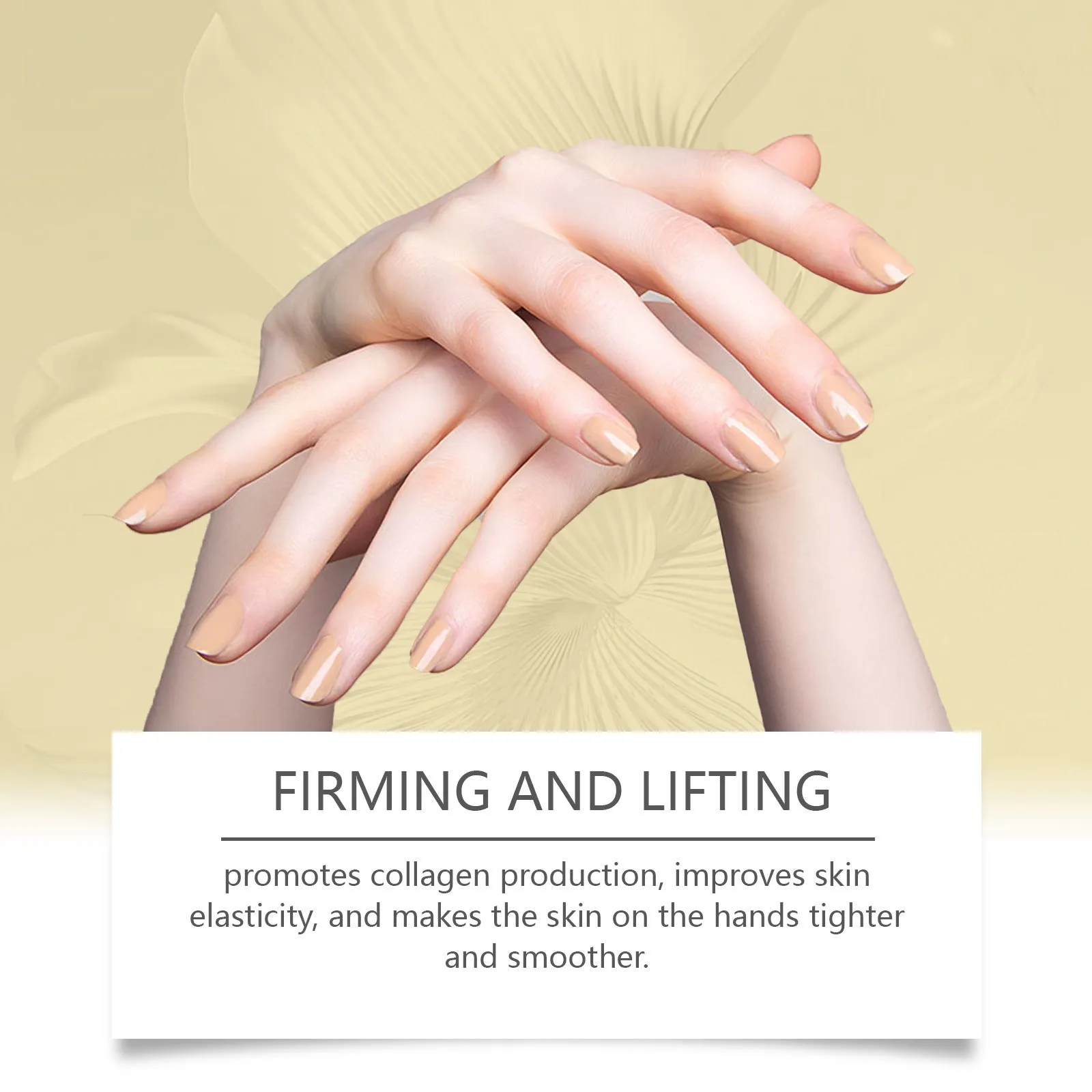 30g hand cream container for skin cleaning and cuticle treatment with nicotinamide and retinol