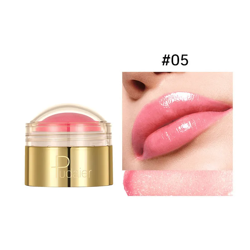 Standard size lip balm stick in a lipstick format, shown in one of six available colours.