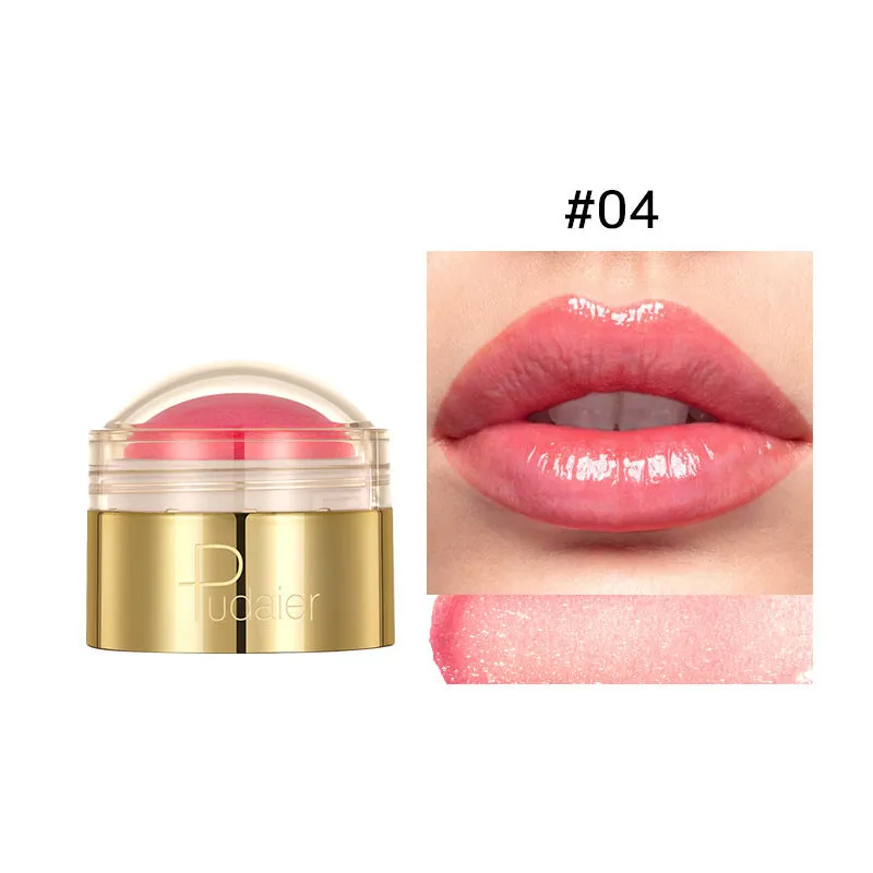 Standard size lip balm stick in a lipstick format, shown in one of six available colours.