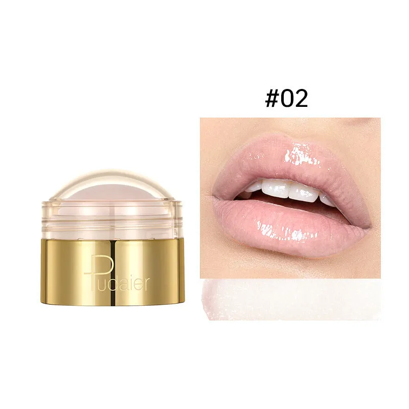 Standard size lip balm stick in a lipstick format, shown in one of six available colours.