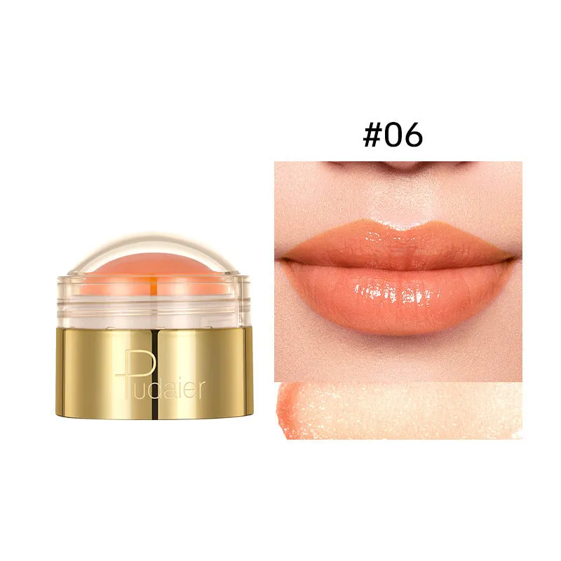 Standard size lip balm stick in a lipstick format, shown in one of six available colours.