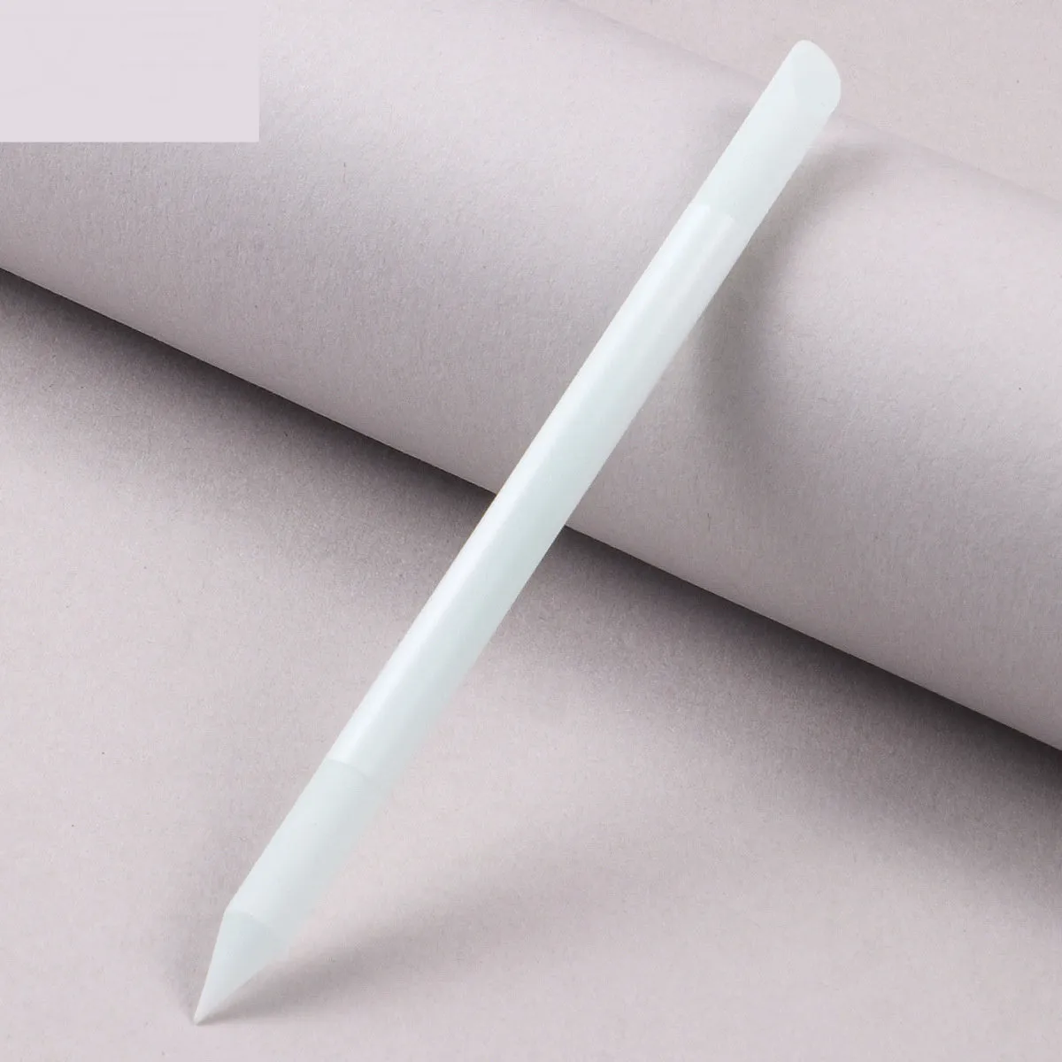 Crystal glass nail buffer tool with frotton engraving in multiple colour options
