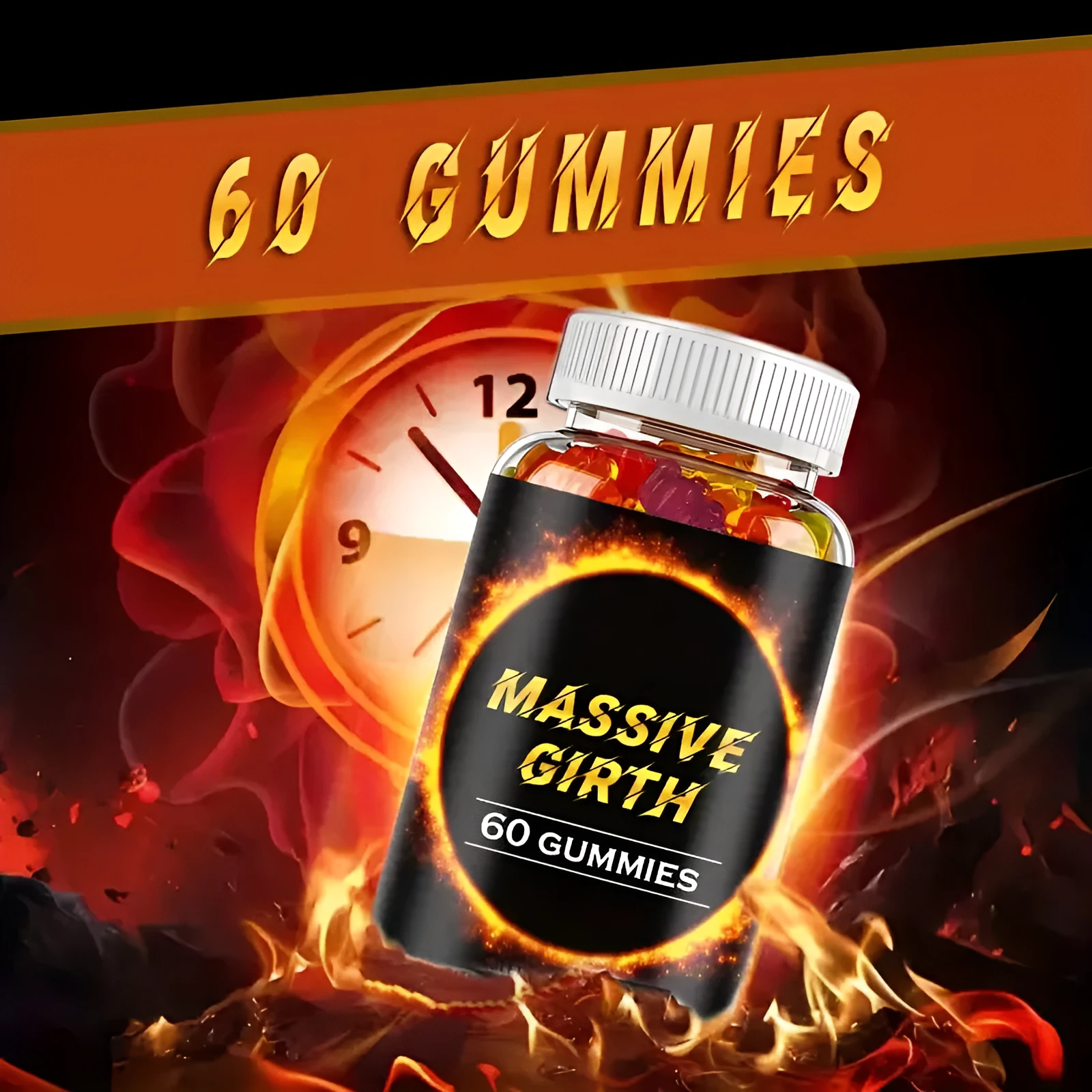 MAX PERFORMANCE GUMMIES dietary fibre 60 tablets soft chew bottle